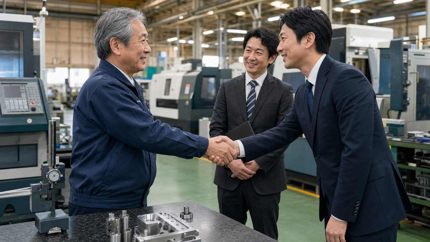 浜松の精密部品加工会社が同業グループへ承継した匿名化モデルケース
